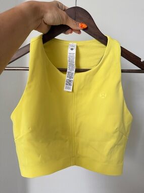 lululemon athletica Bright Yellow Athletic Crop Tank